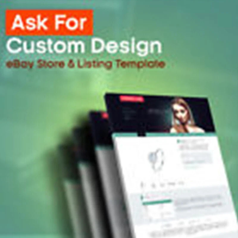 Mobile Responsive eBay Listing Template Auction Gallery Html for Fashion gallery