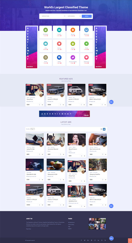 Unique Classified Website Free One Year hosting / Free Installation / Setup
