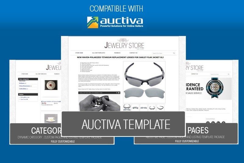 Auctiva Listing Template, eBay listing Template 2021