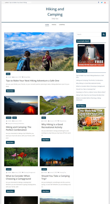 Hosting and Support For Our Niche Affiliate Websites gallery