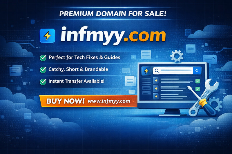 Tech Fix Website + Domain infmyy.com – Ready Guides & Troubleshooting Sit