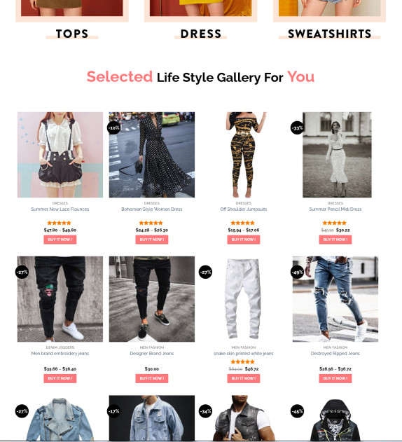 Premium E-commerce Website | Dropshipping Business | Unique Design Online Store gallery