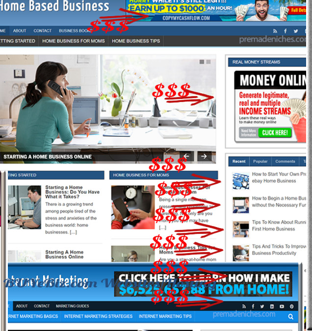 Ready Made Home Business Blog Turnkey Niche Website w/Reseller Hosting Package 2 gallery