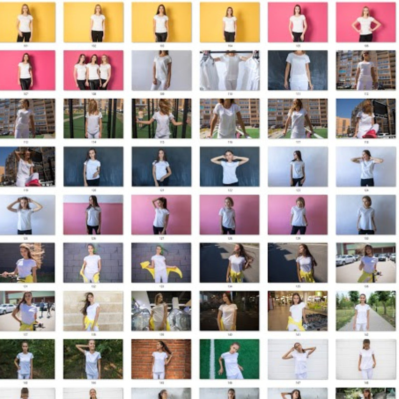 1000 T-Shirt Mockups Bundle | Customizable Templates with Smart Objects gallery