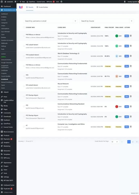Smart Learning Management Website For Sale gallery