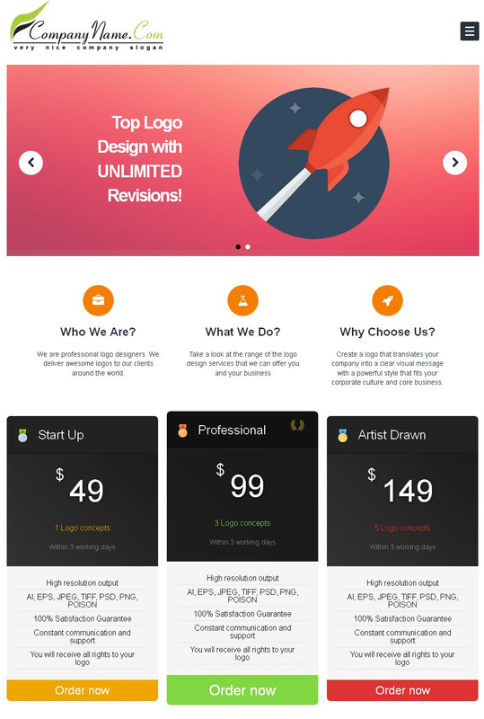 Professional Logo Reseller Website For Sale + Free Hosting with SSL
