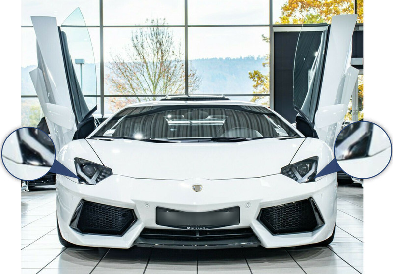 FIT TO LAMBORGHINI AVENTADOR WASHER HEADLIGHT NOZZLE COVER BUMPER LID L470955275 gallery