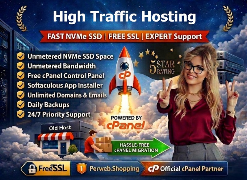 High Traffic Hosting - ⚡Unlimited SSD | Host Unlimited Sites | Only $14.99/Year! gallery