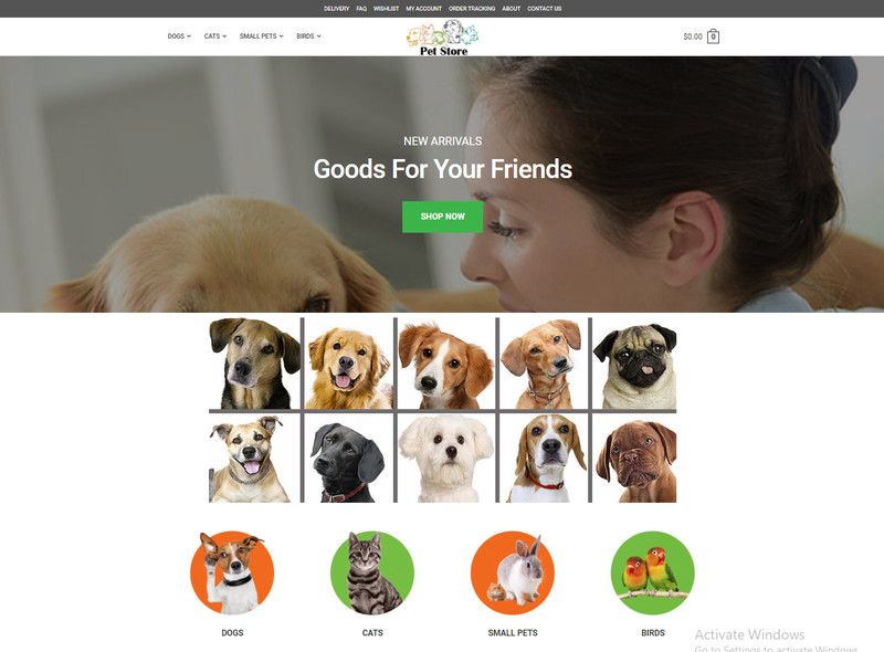 Money Making Pet Store Drop shipping Affiliate Website Free Hosting / Setup