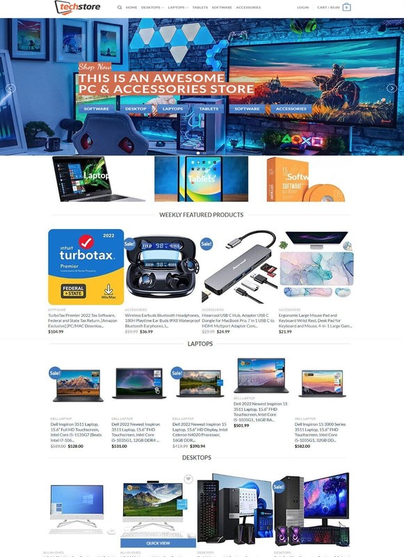 Computer, Laptop, Software, Accessories Store, Affiliate, Drop Shipping Business