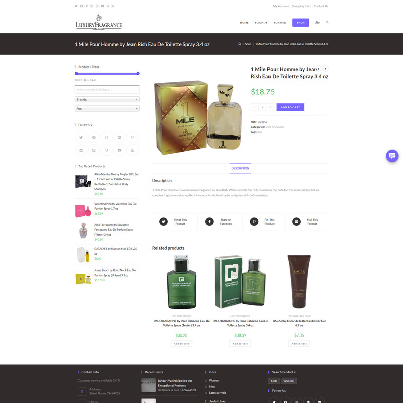 Professional Perfume / Fragrance Store | Dropshipping Turnkey Business | Website gallery