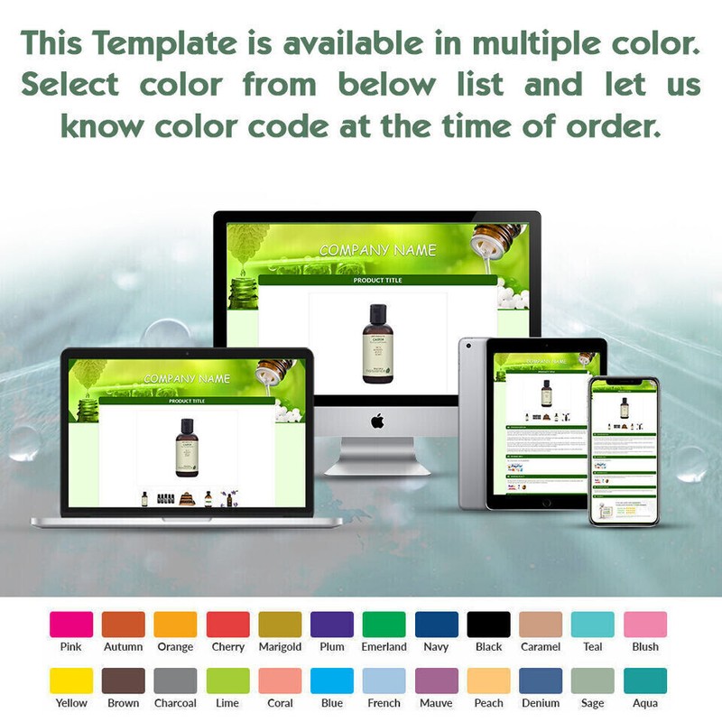 eBay Templates Mobile Responsive eBay Listing Auction Template for Medical gallery