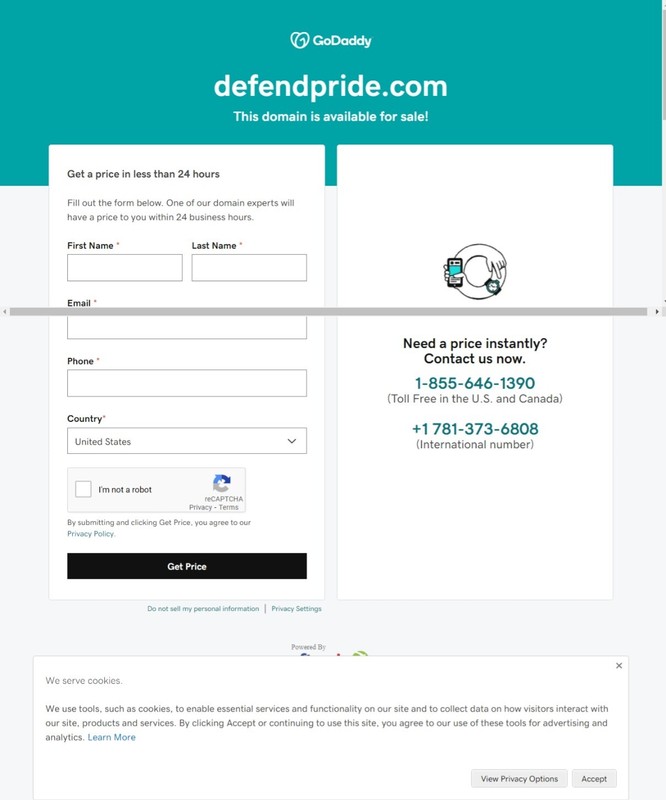 Premium domain name defendpride.com