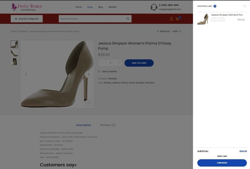 Women's Shoes Store - Affiliate / Drop Shipping Website + eCommerce gallery