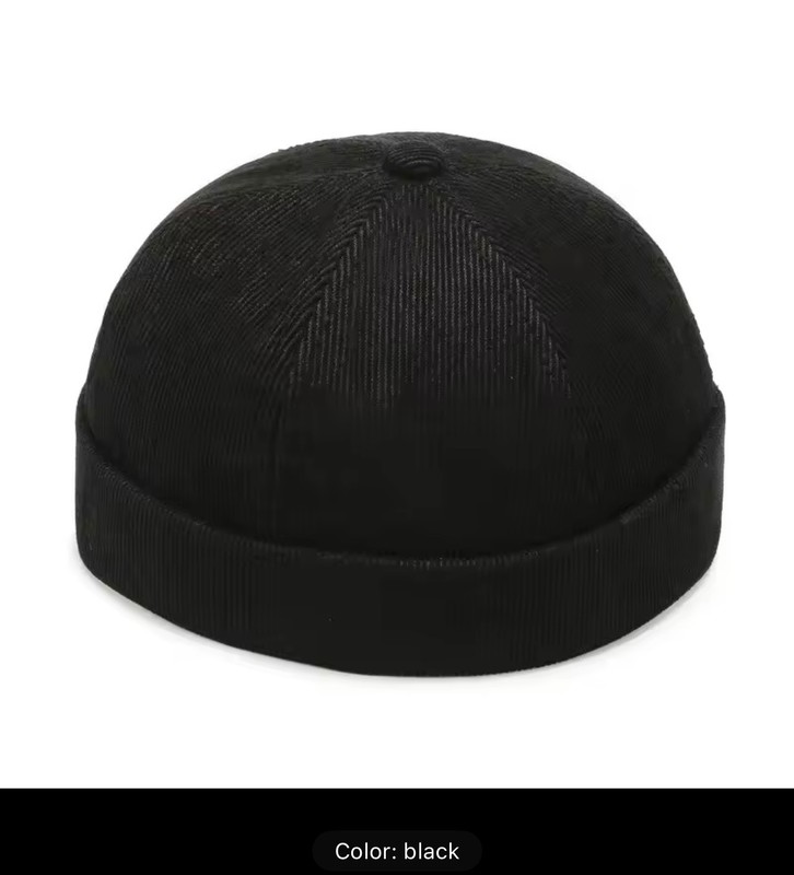 New Four Seasons Hip Hop Hats, Trendy Beanie Landlord Hats, Casual Round Caps, M gallery