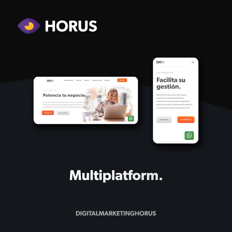 Modern Website with Wordpress gallery