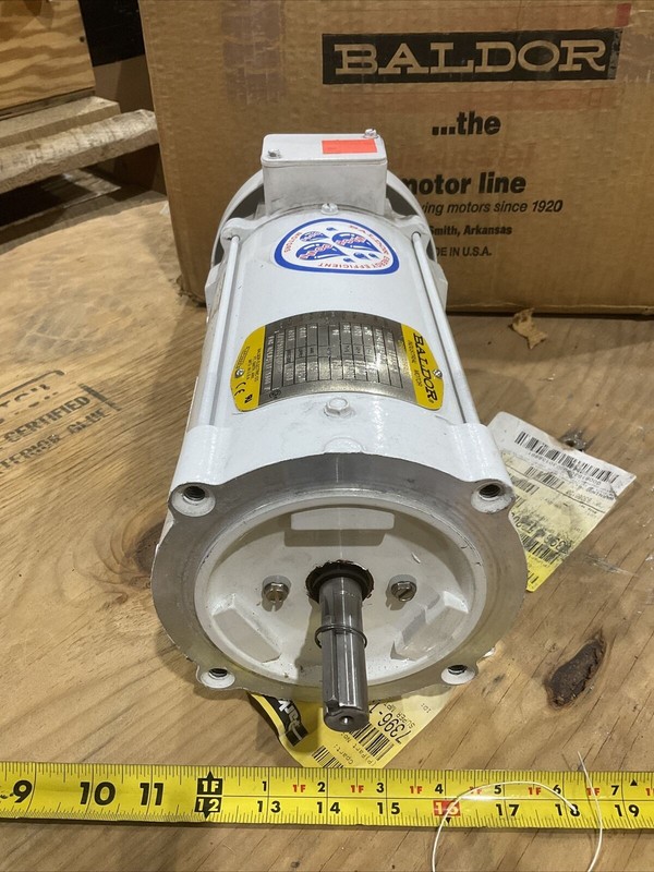 BALDOR H24A 81133293 3/4HP .75HP 1750RPM INDUSTRIAL MOTOR 373 gallery