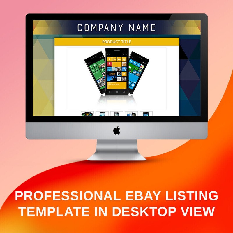 Ebay Template Listing Professional Auction design Responsive mobile HTML 2025 gallery
