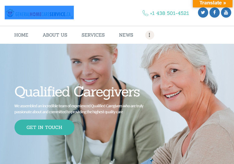 Website for Elder care / Home care Nursing - Free hosting + Complete