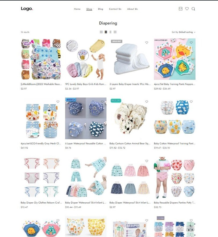Dropshipping Website Ecommerce Business Affiliate, Free Hosting + Products, Baby gallery