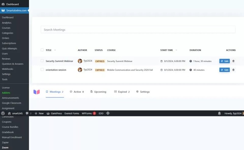 Smart Learning Management Website For Sale gallery