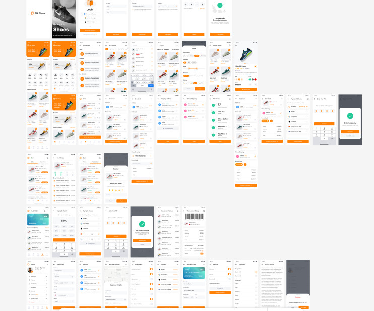 Figma UI Web & Mobile Applications Templates Large Bundle Some Coded Bundle #1 gallery