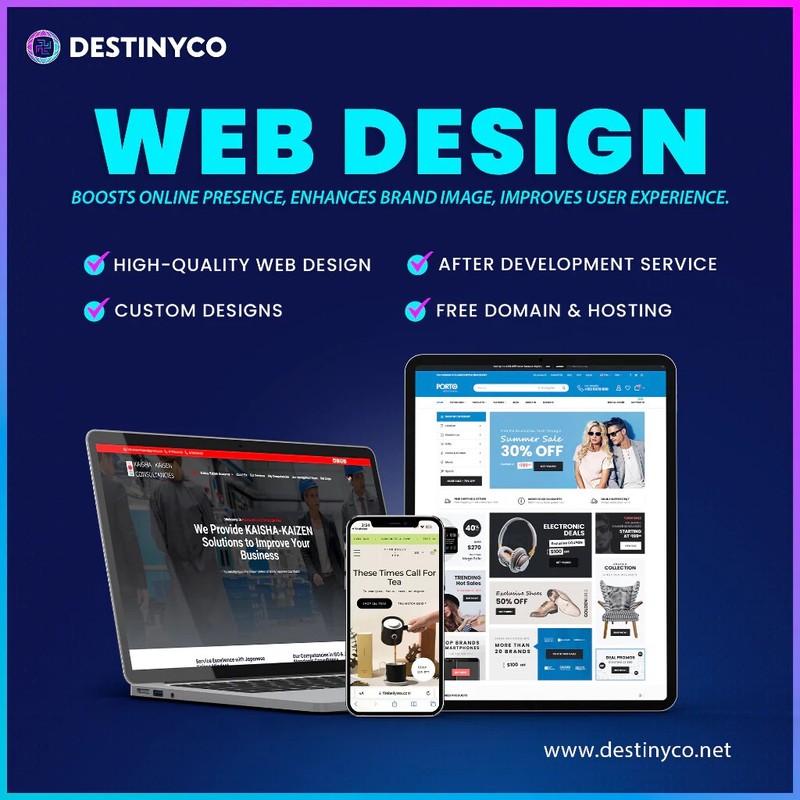 Web Design Services For Your Business , Portfolio , Blog , or Online Store