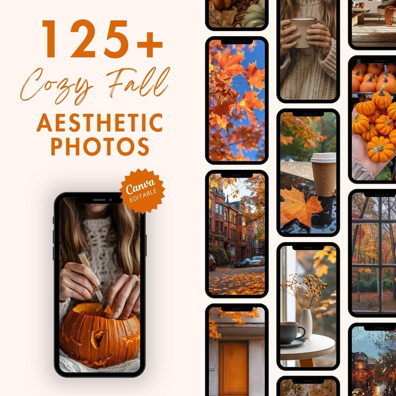 350+ Cozy Fall Aesthetic Faceless Reels – MRR Bundle gallery