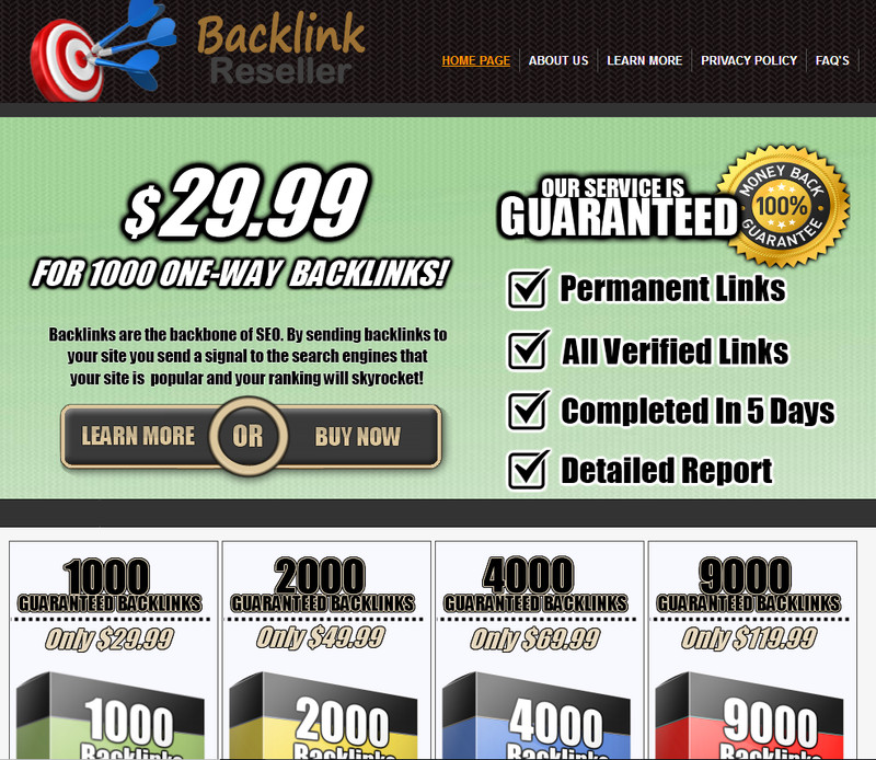 Back Link Reseller Website For Sale Make Money Selling Backlinks