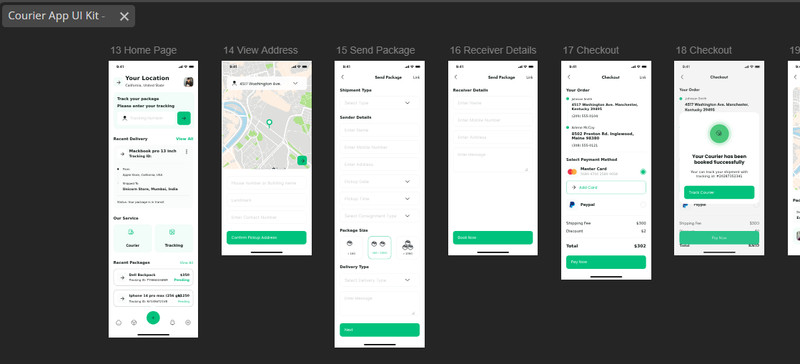 Figma UI Web & Mobile Applications Templates Large Bundle Some Coded Bundle #1 gallery