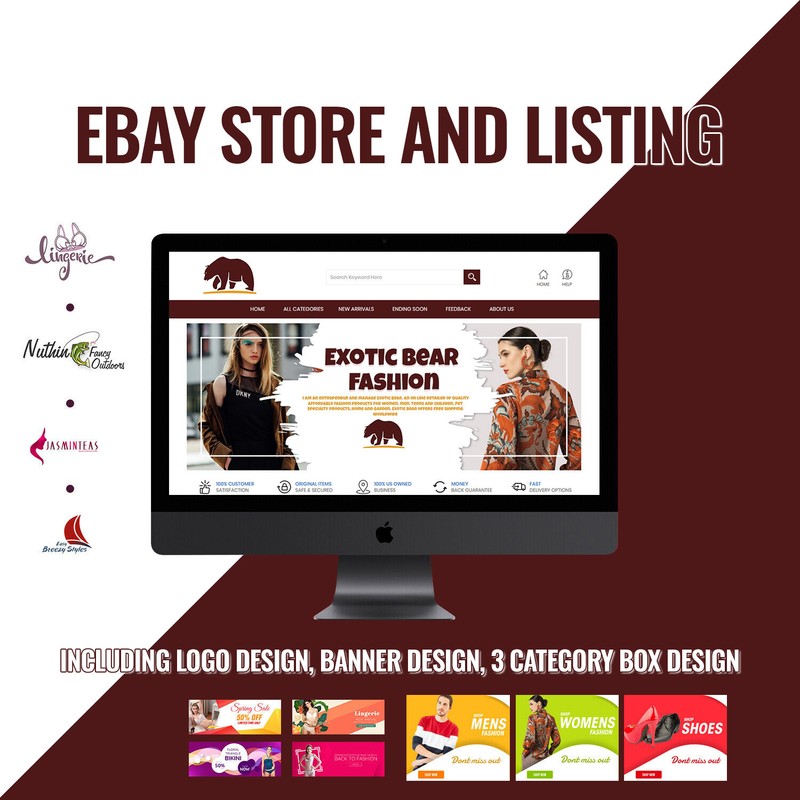 eBay auction listing template Professional Ebay Store and ebay listing 2021 LOGO