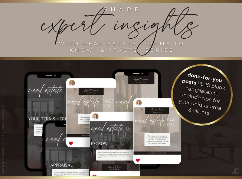Luxury Real Estate Social Media Marketing Kit | 990+ Premium Canva Templates gallery