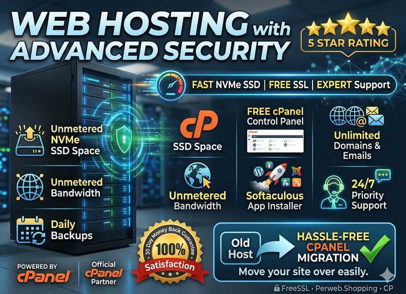 Web Hosting with Advanced Security – 🔒 SSD + SSL + Firewall Boost | $14.99/Year