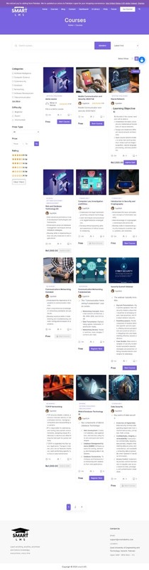 Comprehensive Smart Learning Management System (SLMS) - Feature-Rich LMS Built gallery