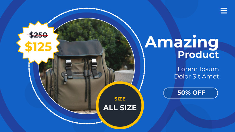 Horizontal Video Canva Template - Colorful Promo Video gallery