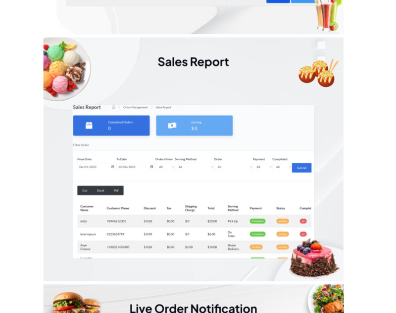 Restaurant Menu, Online Ordering, Website – Done-for-You, Mobile-First | 1 Year gallery