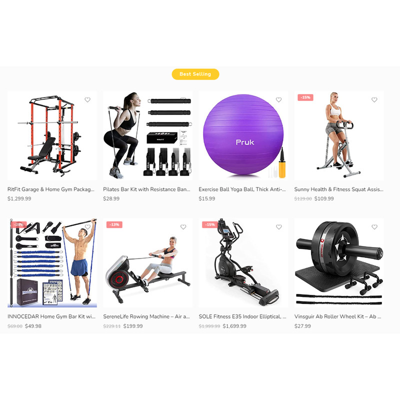 Dropshipping / Affiliate Website Business Affiliate + Fitness Products gallery