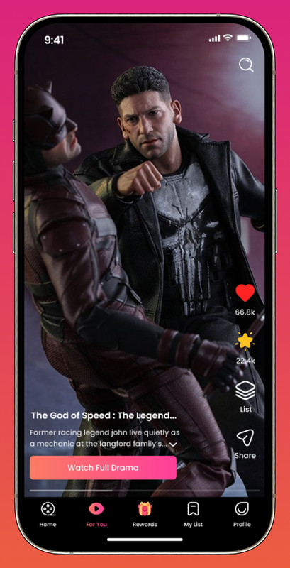 SceneBox Flutter OTT App | Short Drama & Web Series Streaming | Android iOS Web gallery