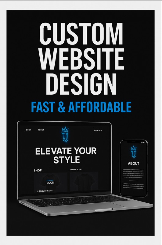 Custom Website Designs. Super responsive, super advanced script.