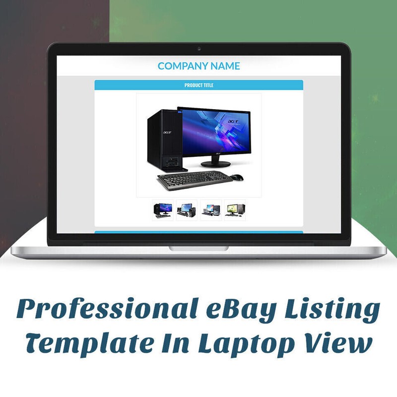 Ebay Templates Listing Auction Professional Responsive Mobile Design HTML 2019 gallery