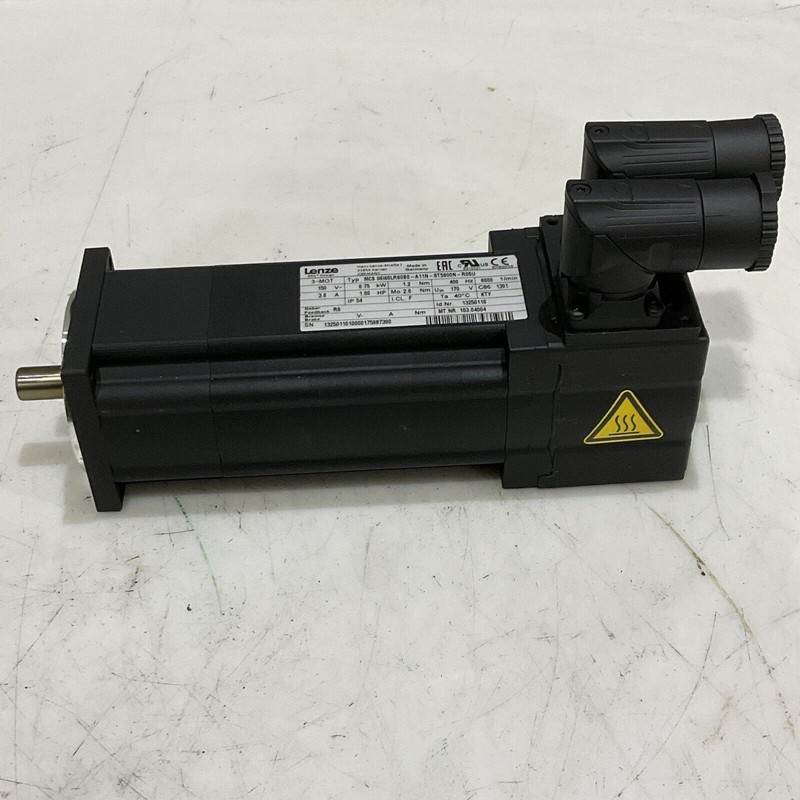 LENZE MCS 06160LRS0B0-A11N-ST5S00N-R0SU SERVO MOTOR 150/170V 1.00 HP 400HZ U3S gallery