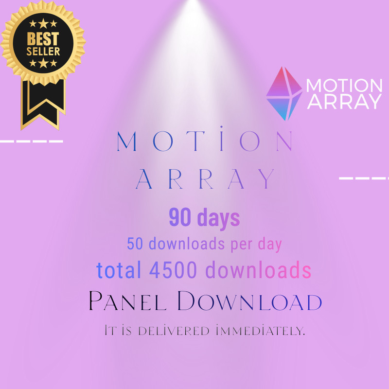 Motion Array 90 Days Subscription – Unlimited Stock Video, Music & Templates