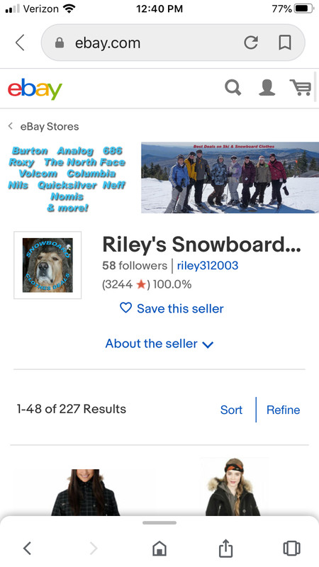 eBay Business Resale Store Inventory Wholesale Ski Snowboard Clothing gallery