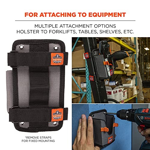 Ergodyne Squids 5543 Barcode Scanner Holder Mount for Forklift - Small Gray gallery