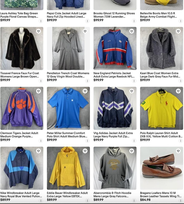 eBay Store Online Clothing Business Inventory System Photo Listings Turnkey $48k gallery