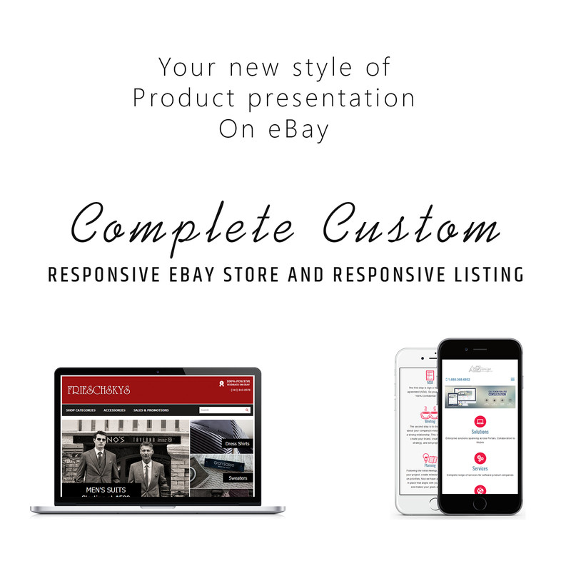 eBay store design and ebay listing HTML eBay template design services 2021