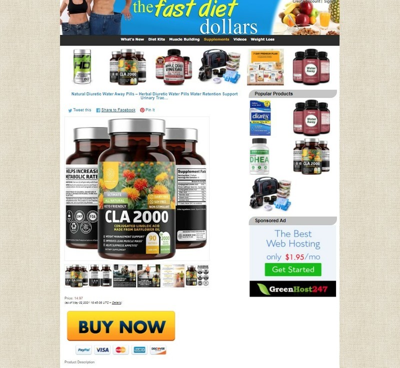 Weight loss Diet Niche eBay Amazon ClickBank Affiliate WebSite + AUTO UPDATE gallery