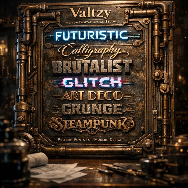 260,000 Premium Fonts Collection Instant Digital Download For Designers & Creat gallery