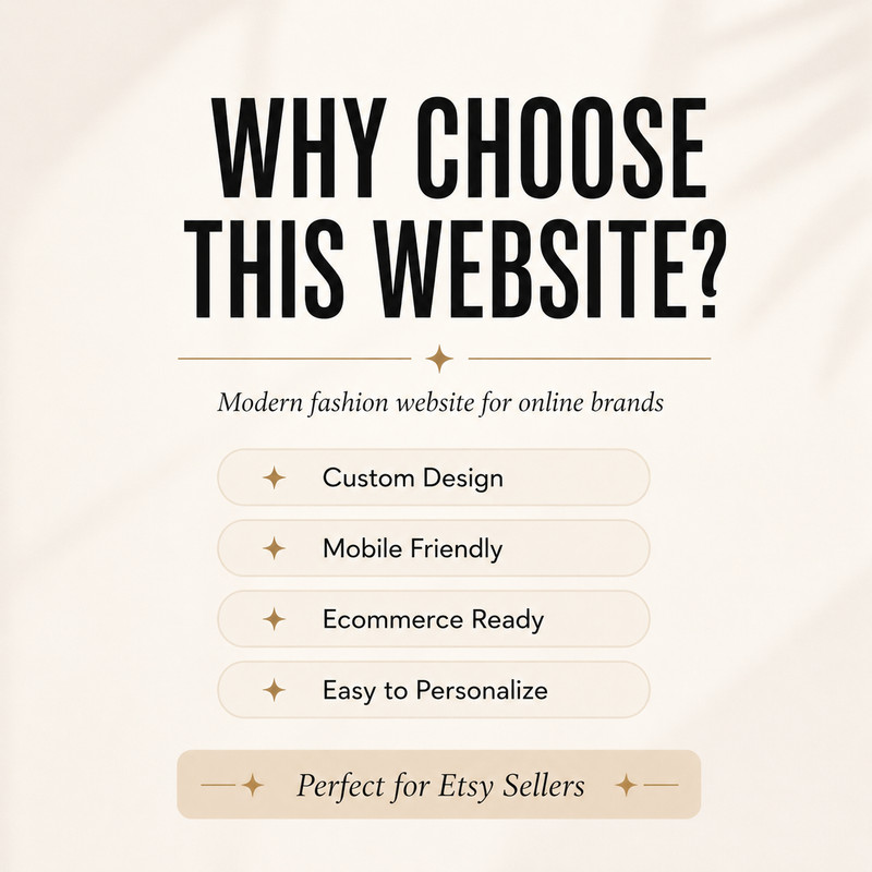 Custom Clothing Ecommerce Website Design Mobile Friendly Fashion Store gallery