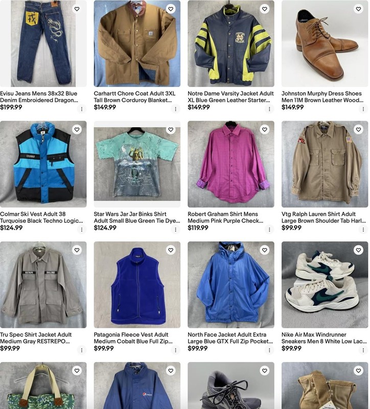 eBay Store Online Clothing Business Inventory System Photo Listings Turnkey $48k gallery